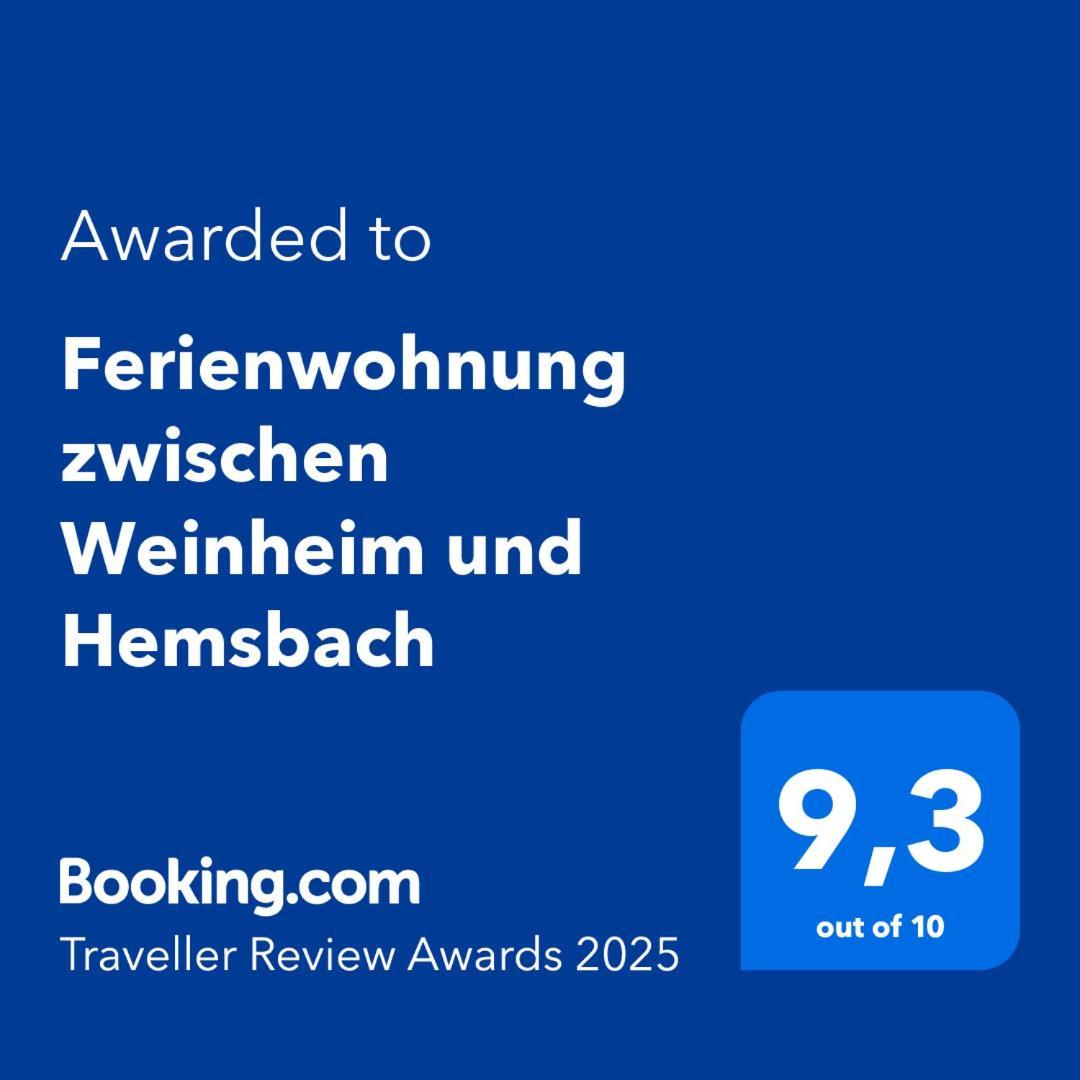 Ferienwohnung Zwischen Weinheim Und Hemsbach エクステリア 写真